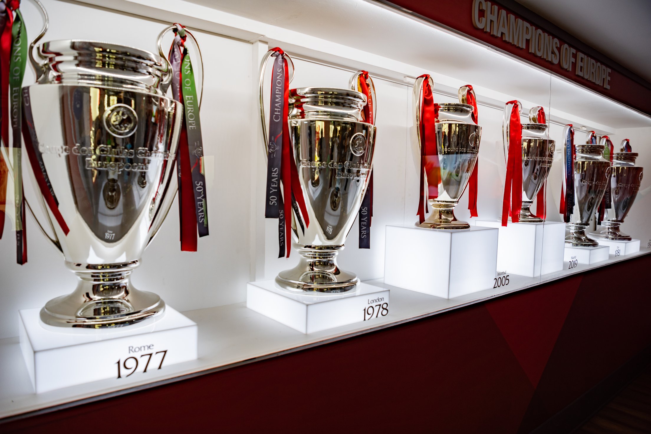 리버풀 FC 박물관 및 트로피 전시